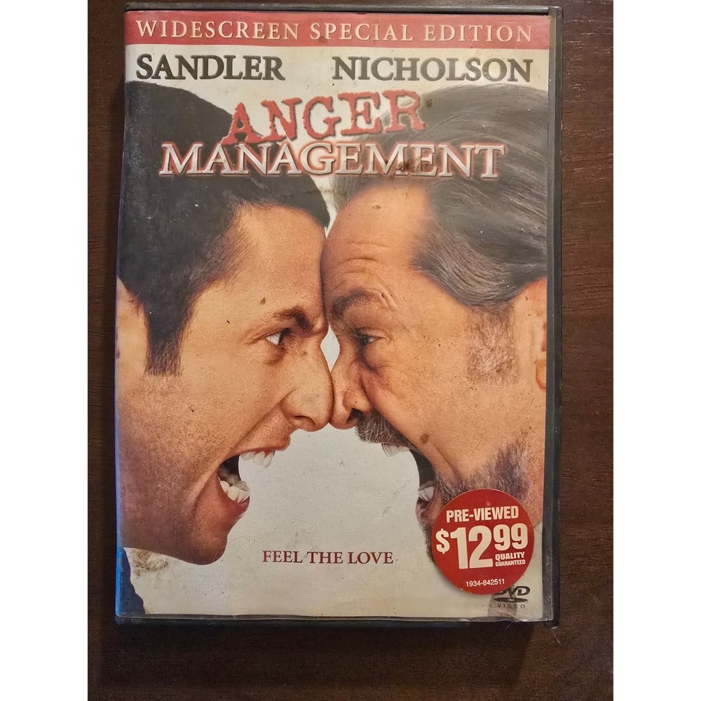 Anger Management (DVD, 2003, Widescreen Special Edition), Good Condition